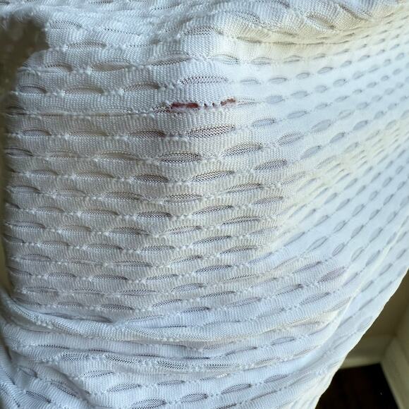 Koral Aerate Netz White Mesh Racerback Tank Top – Women’s Small, Made in USA - Picture 7 of 11